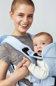 Babybjorn Baby Carrier One Air Ice Blue Fish Mesh From Babybjorn The Watercolor Collection Spring 2016 Bebis