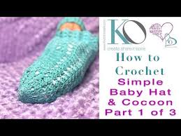 How To Crochet Simple Baby Hat Cocoon Part 1 Of 3 Reading The Crochet Chart