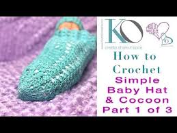 how to crochet simple baby hat cocoon part 1 of 3 reading the crochet chart