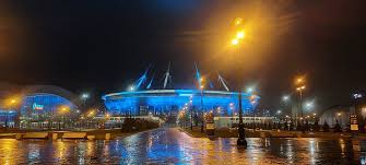Проведение юбилейного розыгрыша чемпионата европы по. Gazprom Arena Zenit Arena Metro Novokrestovskaya V 2020 G Sankt Peterburg