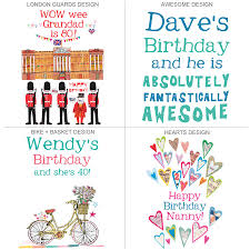 Design your very own printable & online happy birthday cards. Personalised Big Birthday Card By Alice Palace Notonthehighstreet Com