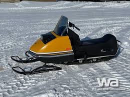 Image result for Orange 1973 Snowmobile