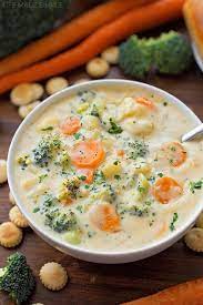 Cheesy Vegetable Chowder Recipe Cooking Recipes Soup Recipes Recipes