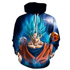 In both dragon ball gt: Goku Ssgss Blue Dragon Balls Hoodie Supersaiyanshop