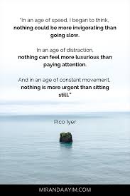 Check spelling or type a new query. Cultivating The Art Of Stillness With Pico Iyer Book Summary Miranda Ayim