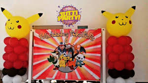 Pikachu Balloons Decorations Column Pokemon Party Decorations Pokemon Party Ideas Ventas Tut Balloon Decorations Party Pokemon Party Decorations Pokemon Party
