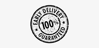 Yes it absolutely guarantees results. Early Delivery Guaranteed Guaranteed Results Png Image Transparent Png Free Download On Seekpng