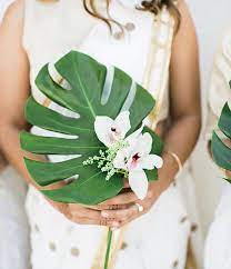 Tropical flowers don't do well without water. Tropical Bridesmaids Bouquets Alternative Bouquet Tropical Wedding Bouquets Tropical Wedding Flowers