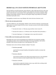 Contoh soal troubleshooting dan penyelesaiannya dalam cisco ccna routing and switching 12. Resiko Dan Ancaman Sistem Informasi Akuntansi