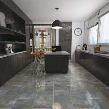 Tranquility Blue Polished Tile Floor Decor In 2021 Flooring Kitchen Flooring Floor Decor