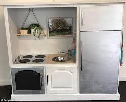 Add to your collection of unique memorabilia. Mother Of Two Transforms Old 80 Tv Cabinet Into Play Kitchen Daily Mail Online