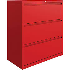 The top two drawers are smaller than the third one, which makes for a perfect space for your stationery and other small items. Lorell 3 Drawer Lateral File 36 X 18 6 X 40 3 3 X Drawer S For File Letter Legal A4 Lateral Hanging Rail Magnetic Label Holder Durable Nonporous Surface Interlocking
