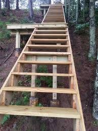Building Stairs On A Steep Slope Handrails Next Garden Stairs Landscape Stairs Outdoor Stairs