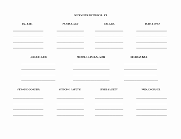 Thorough Special Teams Depth Chart Forms Special Teams Depth