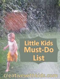 Especially when a rain day rules out garden crafts for kids, and your monthly budget can't quite stretch to a family day out in the midlands. The 4 6 Year Olds Must Do List Bounceback Parenting