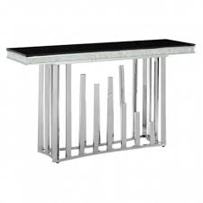 Shop silver console tables at luxedecor.com. Eliza Silver Console Table Modern Furniture Console Tables