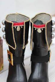 Diy Pirate Boots Detail Pirate Boots Pirate Costume Diy Pirate Costume Kids