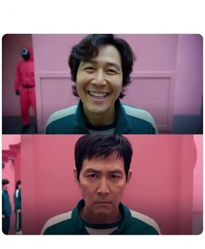 Juego Del Calamar Foto Sonriendo Y Foto Seria | TikTok