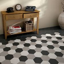 Hexitile 7 X 8 Porcelain Tile Floor And Wall Tile Wall And Floor Tiles Ceramic Floor Tile