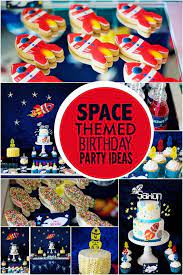 Boy S Space Themed Birthday Party Ideas Space Themed Birthday Party Boy Birthday Party Themes Space Birthday Party