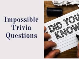 Scroll down to test your knowledge. 98 Nearly Impossible Trivia Questions For Kids Adults Kids N Clicks