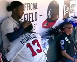 Baseball Players Cuddling Gets Mistaken For Sympathy Video Ozzie albies projections | rest of season, preseason, next 7 day. baseball players cuddling gets
