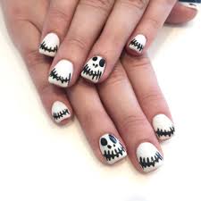 Combine glossy and matte textures for a stylish, mod look. 21 Spooky And Funky Halloween Nail Art Ideas Fashionterest