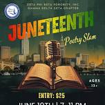 Juneteenth Poetry Slam