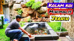 Contoh dan gambar kolam ikan unik rumah minimalis. Filter Kolam Koi Minimalis Outdoor Jernih Bening Setiap Hari Tutorial Kolam Koi Youtube