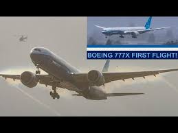 Today's safe first flight of the 777x is a tribute to the years of hard work and dedication from our teammates, our suppliers and our boeing expects to deliver the first 777x in 2021. Boeing 777x First Flight The 777 9 In 4k Youtube