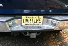 Blog Post Complete With Broadway Showstopper License Plate For Earning Time And A Half Bit Ly 2smxnil License Plate New Jersey