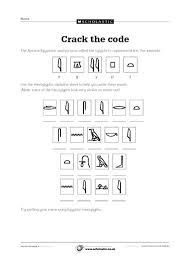 Ancient Egypt Crack The Hieroglyphic Code Primary Ks2