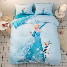 Frozen Elsa Princess Flannel Fleece Comforter Bedding Set Queen Size Duvet Duvet Cover 3d Queen Bed Linen Winter Sheets For Girl Bedding Sets Aliexpress