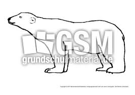 Eisbar 1 Tiere Gemischt Tiere Zum Ausmalen Ausmalbilder Bildende Kunst Material Klasse 1 Grundschulmaterial De