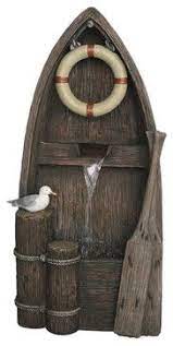 With all water features, the number one step for maintenance is making sure there is enough water in the fountain. Pin By Jamie Snow On It S A Nautical Home Bird Bath Fountain Contemporary Outdoor Fountains Row Boat