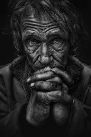 Portrait of an old man. | Photographie de visage, Portrait noir et blanc,  Portrait hommes