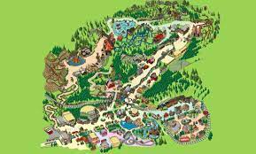 Map Of Dollywood Smoky Mountains Theme Park Map Dollywood Park Theme Park