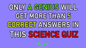 Tune your child's natural curiosity into everyday science lessons. Hard Science Quiz Are You A Genius Youtube