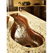 bar prep copper kitchen sink