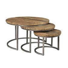 The riverside coffee table is made from thick, rough cut reclaimed black walnut planks and industrial steel pipe. Riverside Furniture Occasional Tables Tania 56802 3 Piece Nesting Coffee Table Occasional Table Sets From Taylor Steves Furniture
