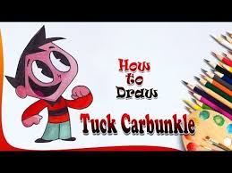 How To Draw Tuck Carbunkle My Life As A Teenage Robot Easy Drawing Easy Drawings Teenage Robot Drawing For Kids