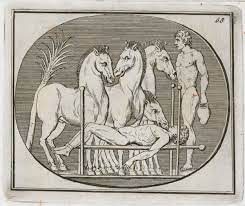 Von wem ist das ? Gemme Mit Der Darstellung Der Pferde Des Diomedes Hamburger Kunsthalle