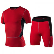 gym clothes red fitness apparel workout
