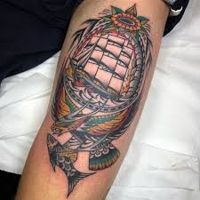 Or is boat the proper term? Traditional Ship Tattoos Cloak And Dagger Tattoo London