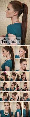 5 One Minute Basic Ponytail Hairstyles Tutorial For Daily Style Ponytail Hairstyles Ponytail Hairstyles Tutorial Hair Styles