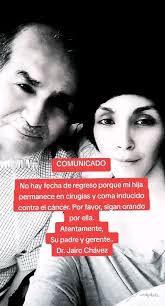 ¡COMUNICADO! EL ESTADO DE SALUD DE MI HIJA LISBETH SE HA COMPLICADO.  PERMANECERÁ HOSPITALIZADA. POR FAVOR, NO LLAMAR NI ESCRIBIR COMENTARIOS.  ESTAMOS ENFOCADOS EN SU LUCHA CONTRA EL CÁNCER. SOLO ...