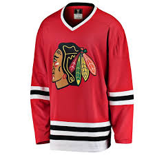 Der sechsfache gewinner des stanley cup pokals spielt im uniter. Chicago Blackhawks Trikots Blackhawks Kit Chicago Blackhawks Uniformen Fanatics International