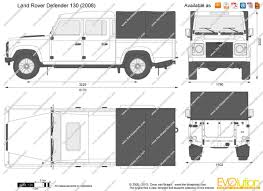 Vector Drawing Land Rover Defender 130 Defender 130 Land Rover Defender 130 Land Rover Defender