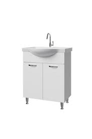 Lüks banyo dolapları ekonomik banyo dolapları dar banyo dolapları boy dolapları makine dolapları lavabo alt dolapları üst dolaplar & aynalar. Banos Ld1 Metal Ayakli 2 Kapakli Lavabolu Beyaz Mdf 65 Cm Banyo Dolabi Fiyati Yorumlari Trendyol