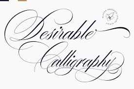 Learn more by rosie hilde. Desirable Calligraphy Font Download